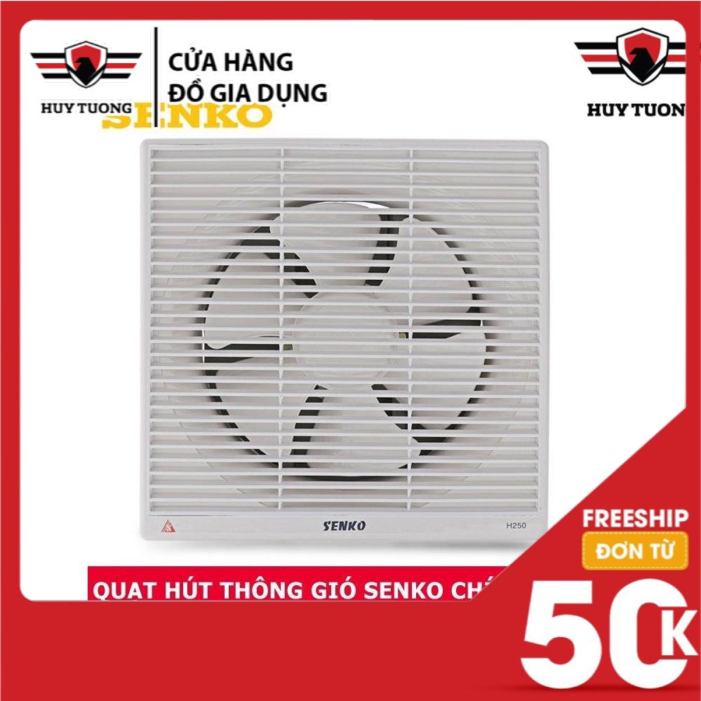 Quạt hút thông gió âm trần 1 chiều Senko HT250 40W cao cấp - Huy Tưởng