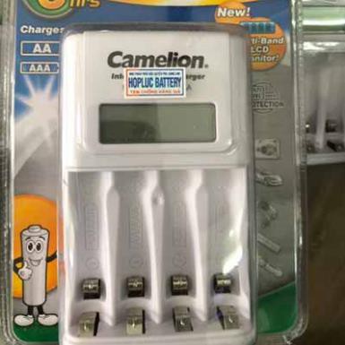 Bộ sạc pin mic hát karaoke có màn hình hiển thị tự ngắt khi đầy Camelion Hàng chính hãng