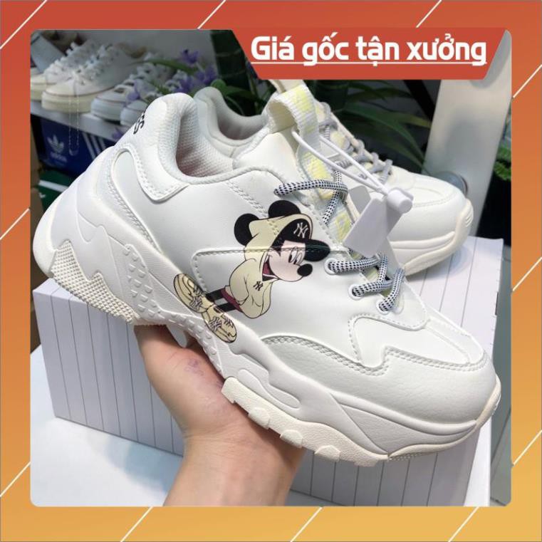 [FreeShip -Sale hàng cao cấp] Giày thể thao nam nữ Sneaker MLB Xịn sò Full phụ kiện, Giầy MlB chạy bộ, đi chơi, tập GYM