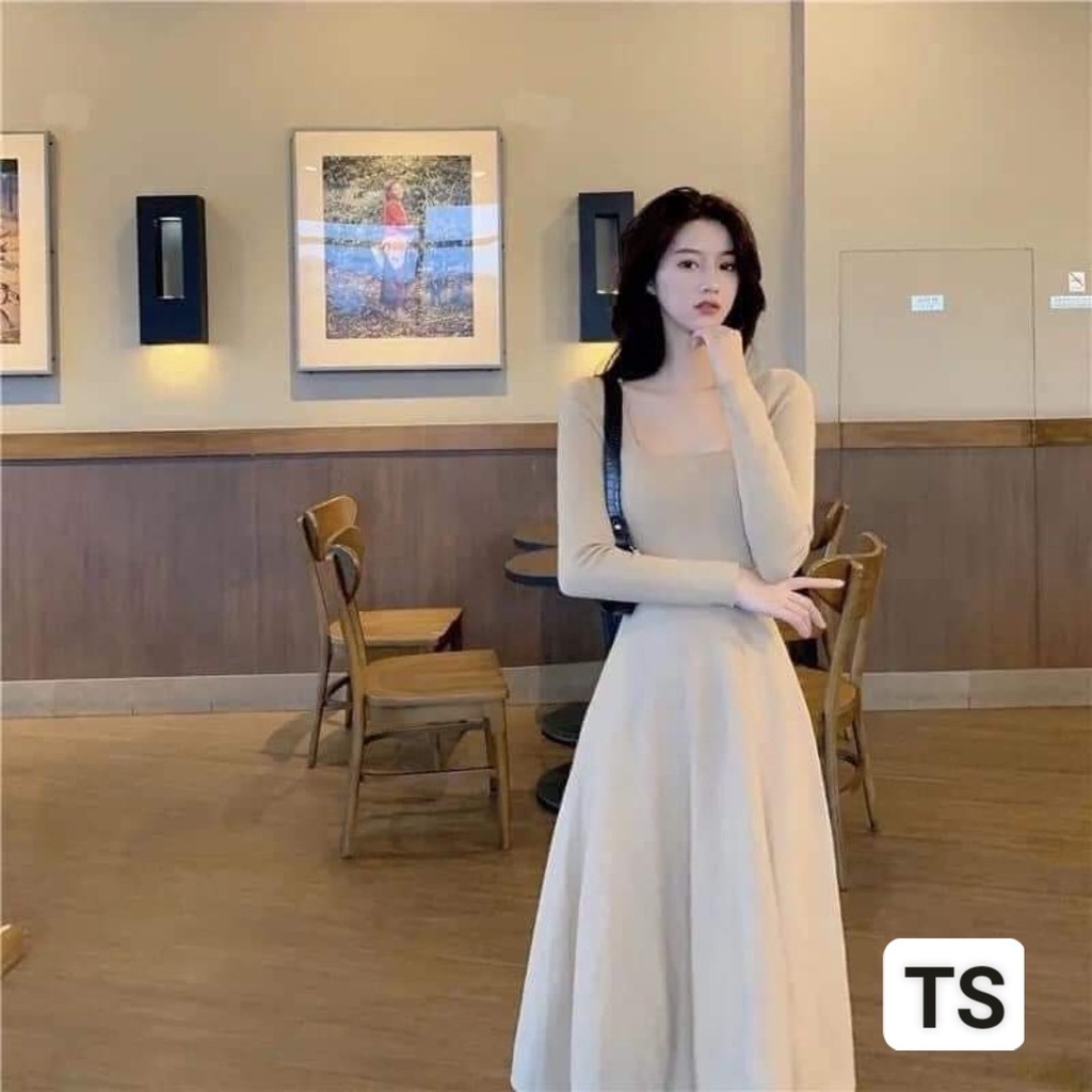 Váy thiết kế công chúa ,Váy thiết kế dáng xuông cổ vuông Hàng may kỹ Form rộng | BigBuy360 - bigbuy360.vn