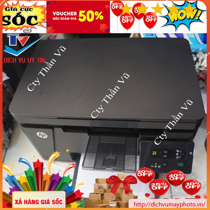 Máy in cũ đa năng HP M125A chất lượng đầy đủ tính năng in photocopy scan máy đẹp có bảo hành