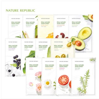 Mặt nạ giấy chăm sóc da mặt Nature Republic thành phần tự nhiên