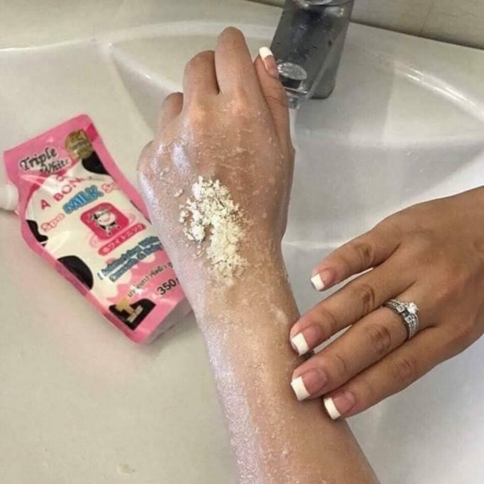 Muối Tắm Sữa Bò 💕𝑭𝒓𝒆𝒆𝒔𝒉𝒊𝒑💕 Muối Tắm Tẩy Tế Bào Chết A Bonne Spa Milk Salt Chính Hãng