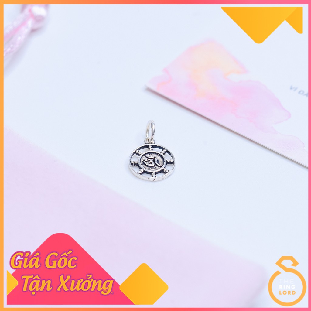 Charm bàn tay Hamsa, charm chữ OM chất liệu bạc Thái 925 kết vòng tay | Tặng kèm dây thun chuyên dụng suôn vòng