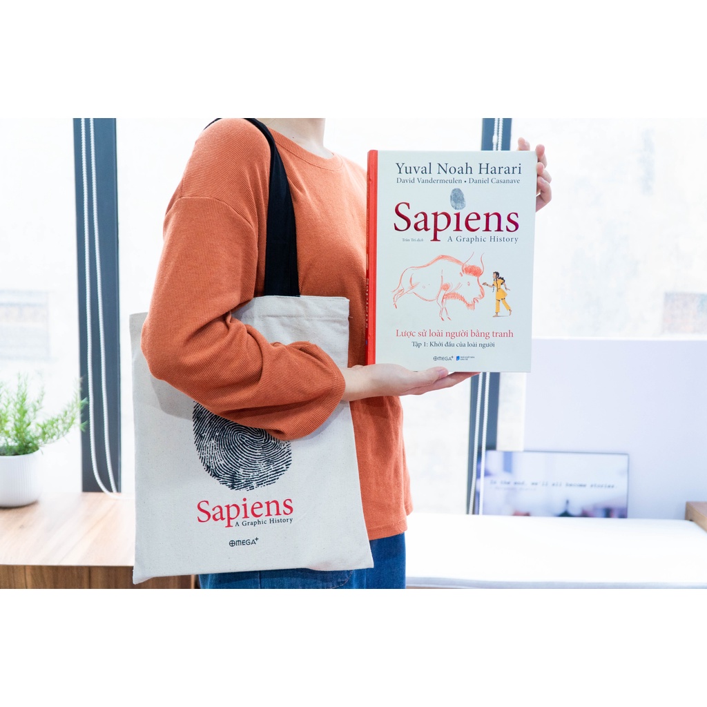 Sách - Sapiens - Lược Sử Loài Người Bằng Tranh - Tập 1: Khởi Đầu Của Loài Người - (Tặng kèm 5 bookmark nhân vật)