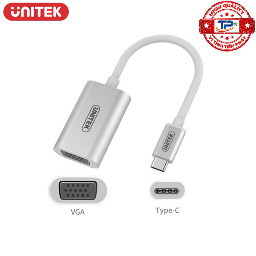 Bộ chuyển USB 3.1 Type-C sang cổng VGA Unitek Y-6315