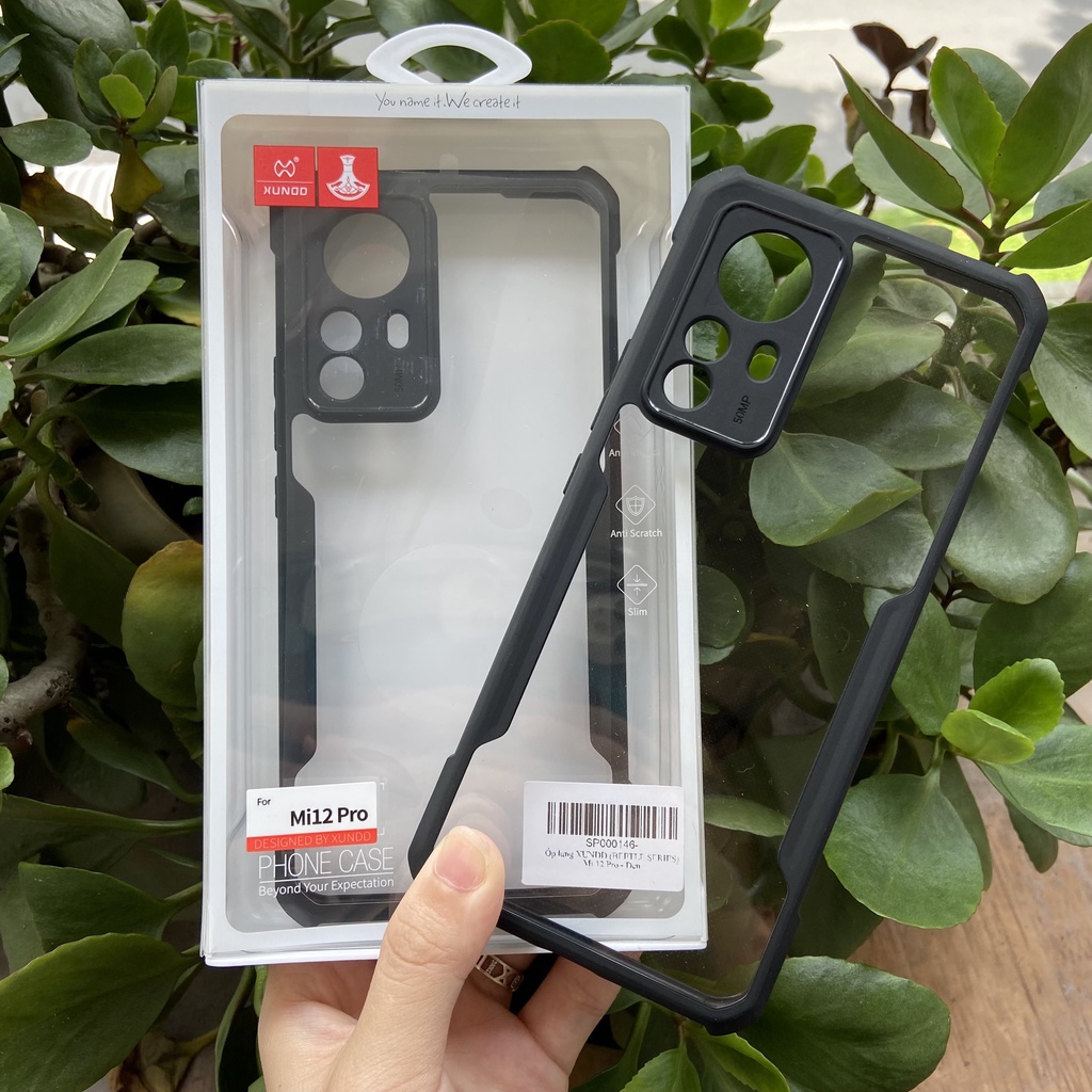 Ốp lưng XUNDD Xiaomi Mi 12/ 12X/ 12S/ Mi 12 Pro/ 12S Pro - Mặt lưng nhám, Viền TPU, Chống sốc