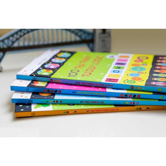 Sách - Combo Thử thách Tư Duy - IQ - Toán Học - Con số (bộ 4 cuốn) | BigBuy360 - bigbuy360.vn