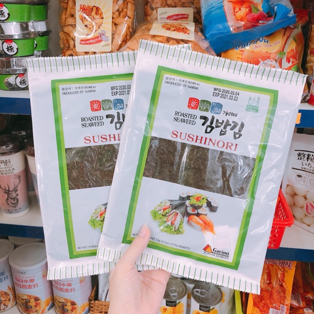 Rong biển Hàn Quốc 35k/xấp 10 lá
