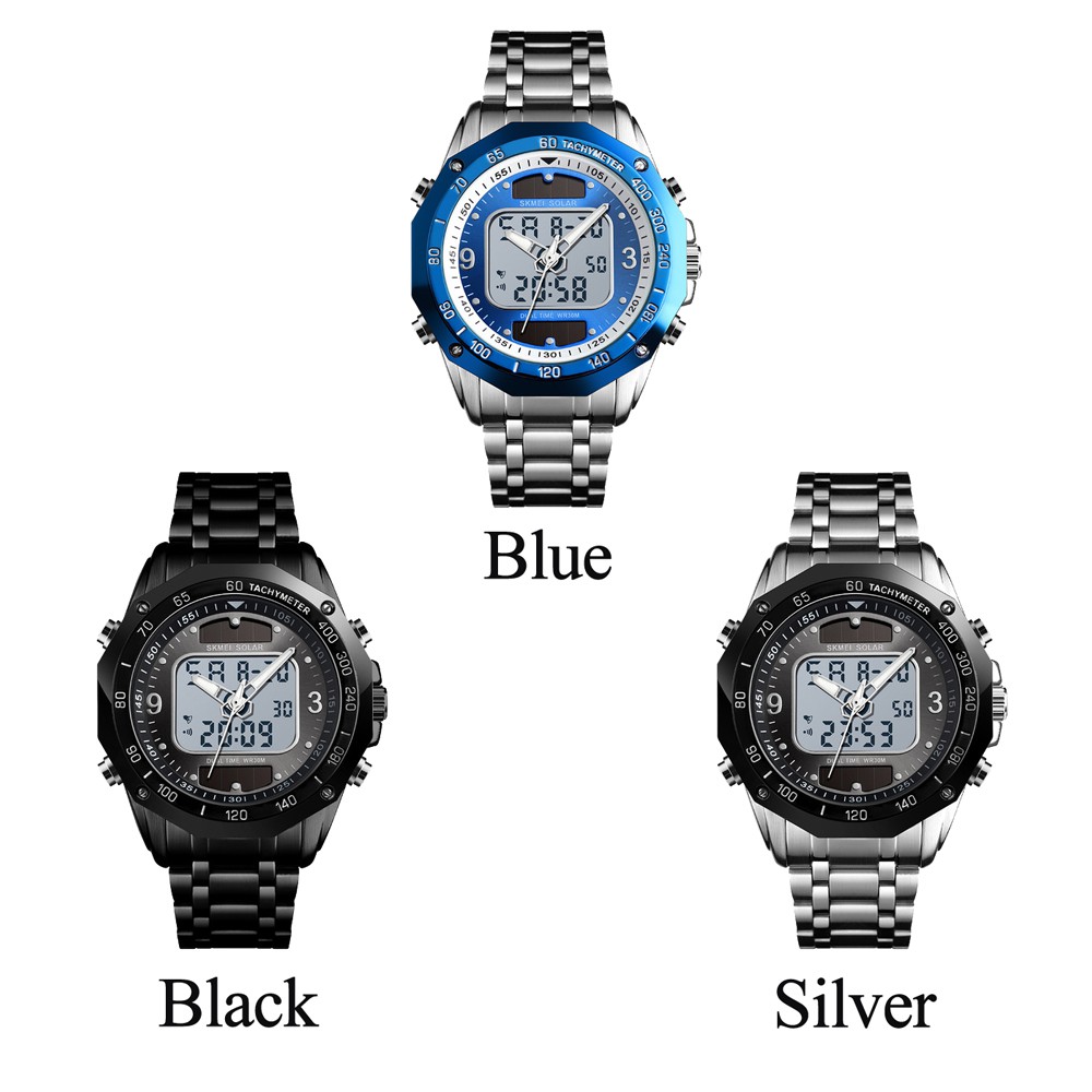 Đồng Hồ Quartz Điện Tử Đa Năng SKMIE Chất Liệu Thép Không Gỉ Sang Trọng