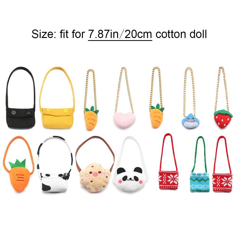 MIHAN1 Túi Đeo Chéo Hình Gấu Trúc / Cà Rốt Nhồi Bông 20CM Đáng Yêu