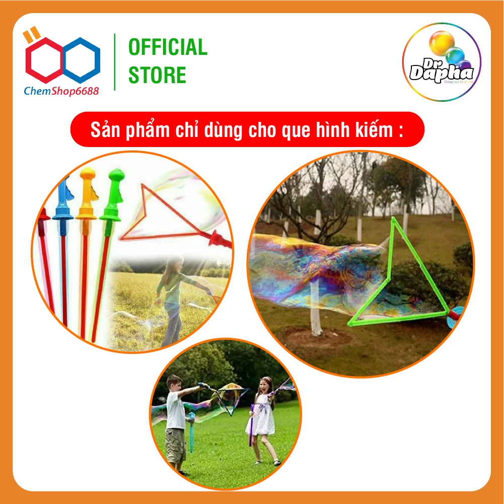 Chai  500ml dung dịch bong bóng bồ hòn