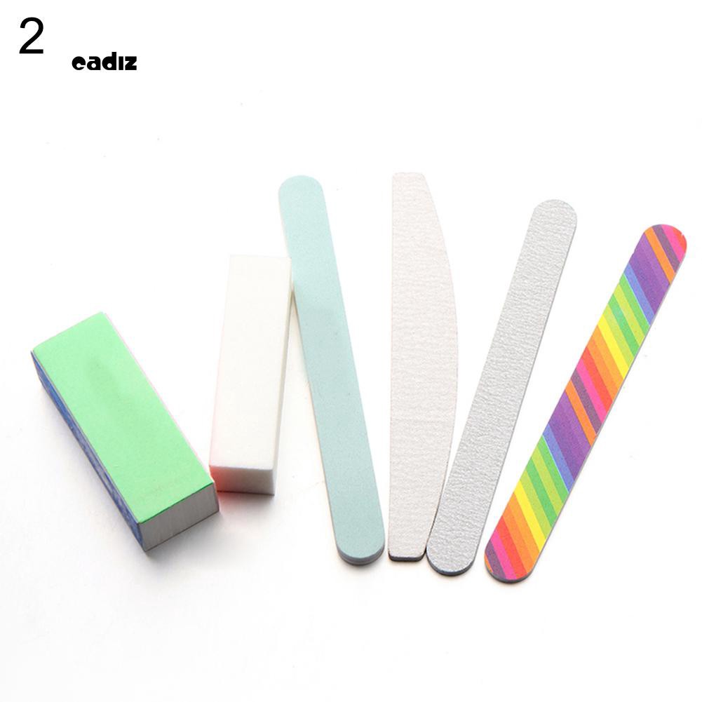 [Hàng mới về] Set 6 thanh dũa móng tay thiết kế xinh xắn