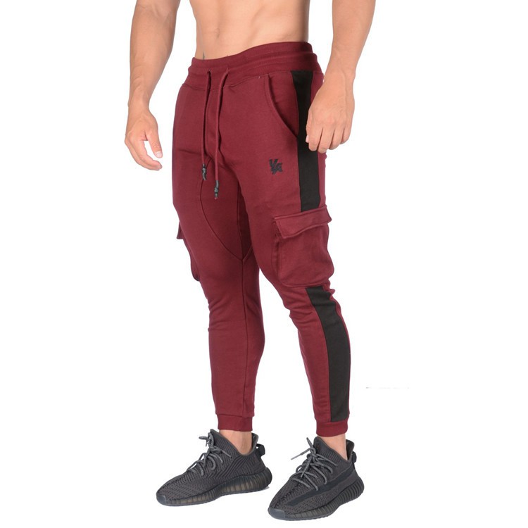 Quần Jogger Tập Gym Nam YA Vải Nỉ Da Cá 100% Cotton