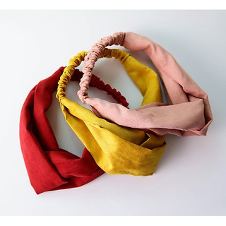Băng đô turban trơn