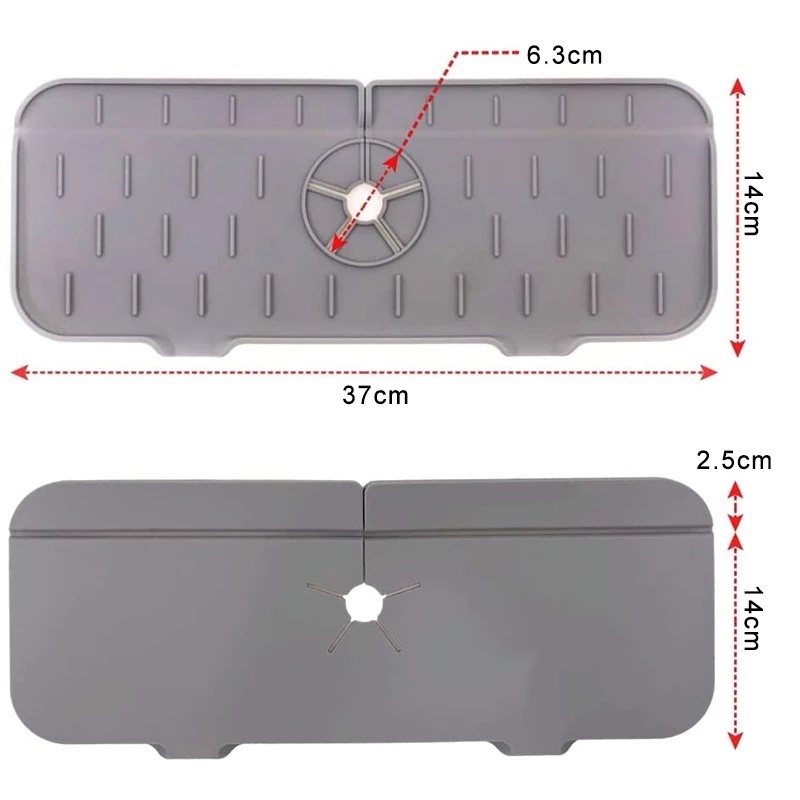 Thảm Silicone Lót Bồn Rửa Chén Chống Văng Nước Tiện Dụng