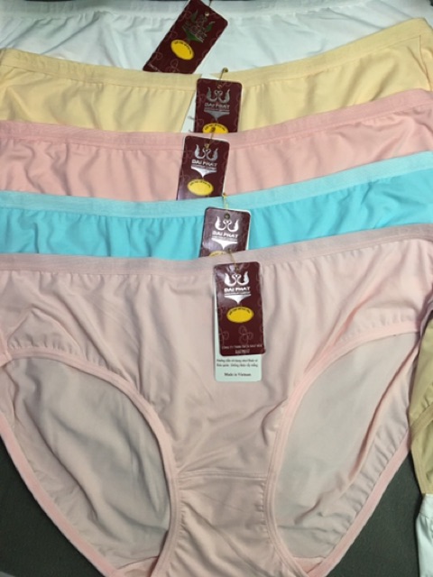 Quần lót nữ size đại,quần lót nữ size lớn 80kg thun lạnh cạp trơn xịn set 10 cái Đại Phát MS3260