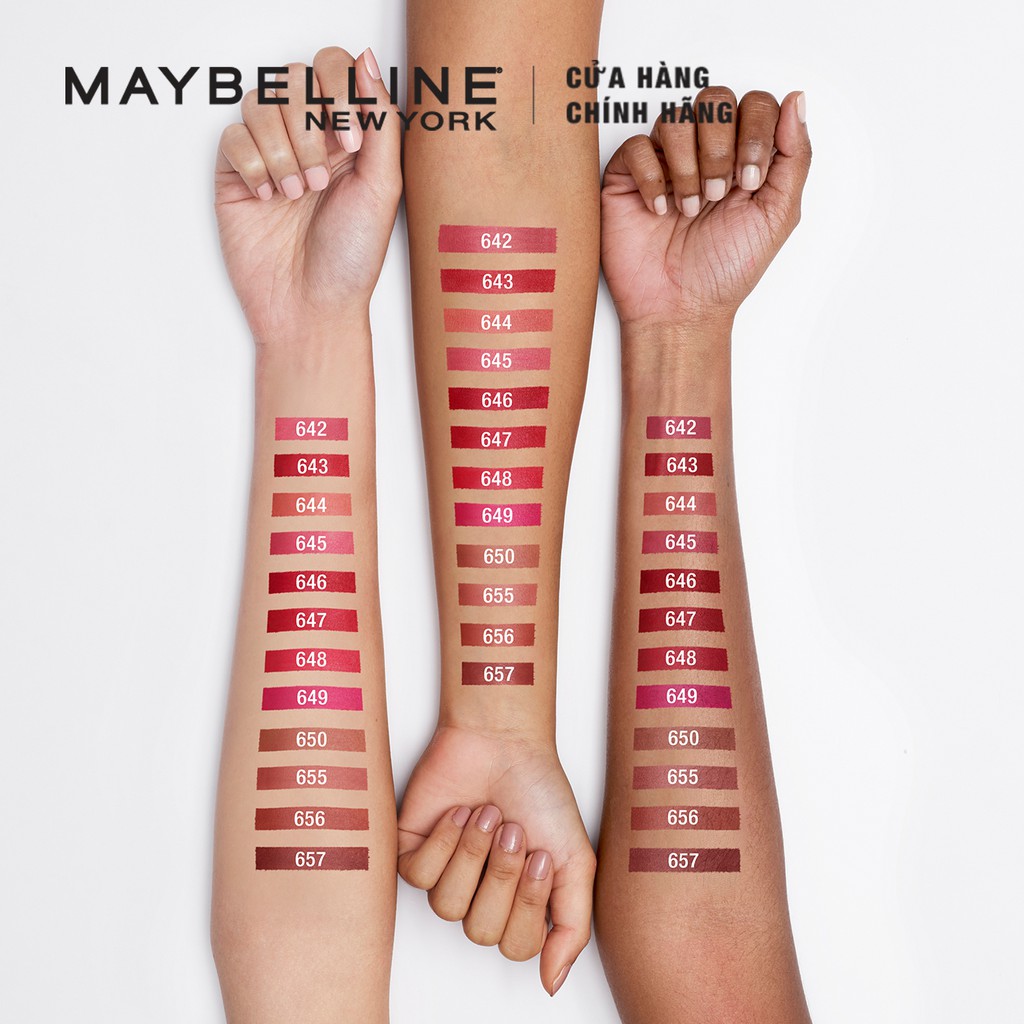 [HB Gift] Son lì mịn môi Maybelline Color Sensational Creamy Matte Mini 1.5g | BigBuy360 - bigbuy360.vn