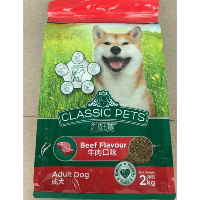 Thức ăn hạt Classic pets adult cho chó trưởng thành bao 2kg