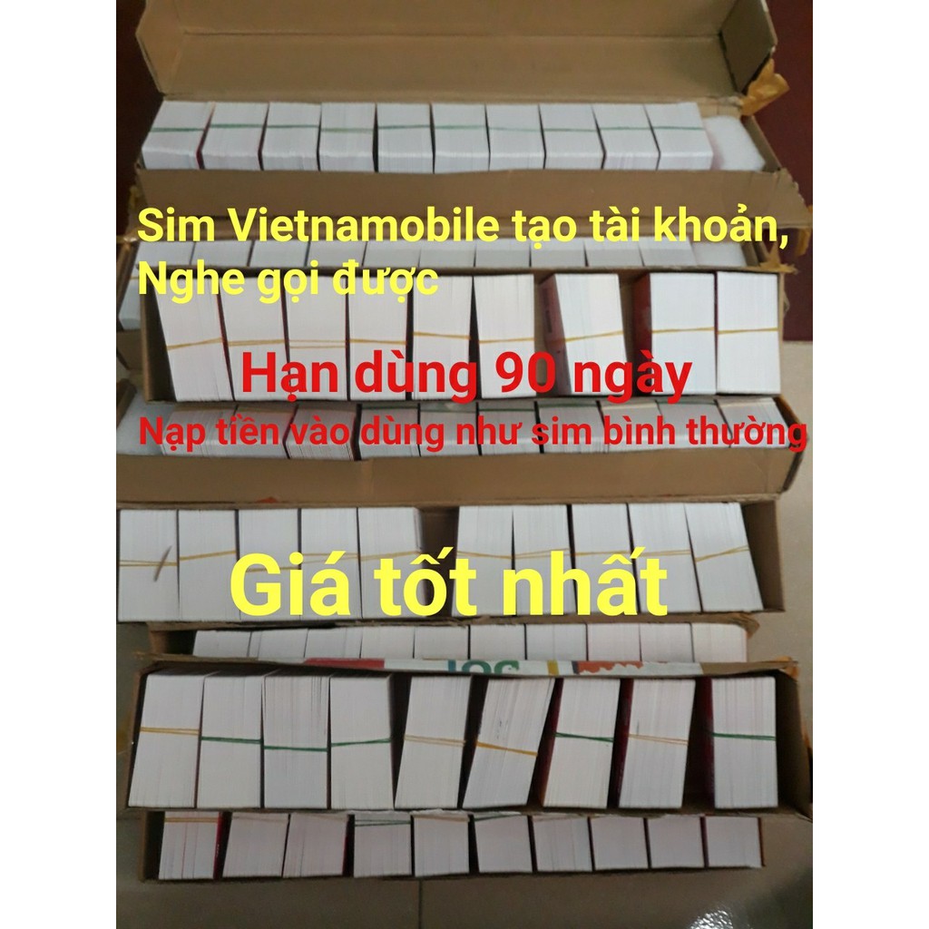 Sim số vietnamobile giá rẻ 0đ