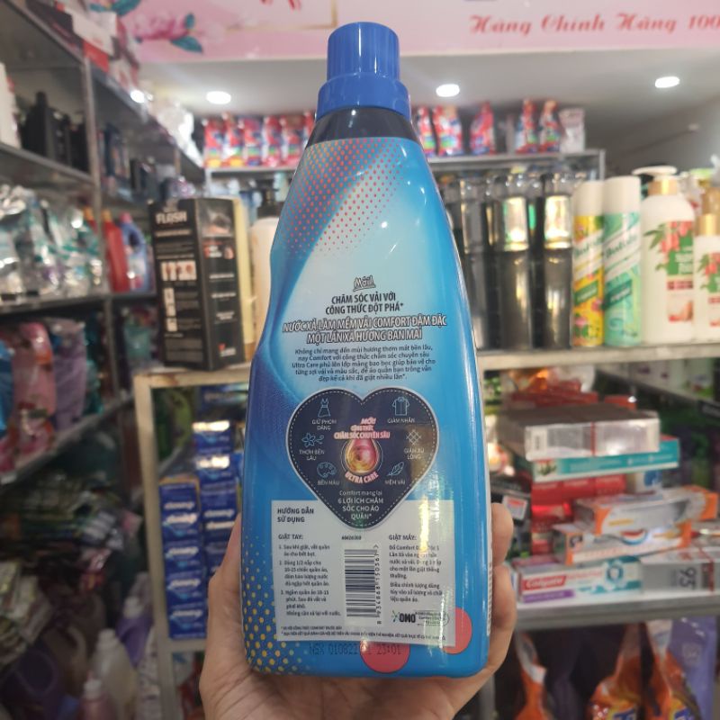 Nước Xả Vải Comfort Đậm Đặc 1 Lần Xả ương Ban Mai Chai 800ml