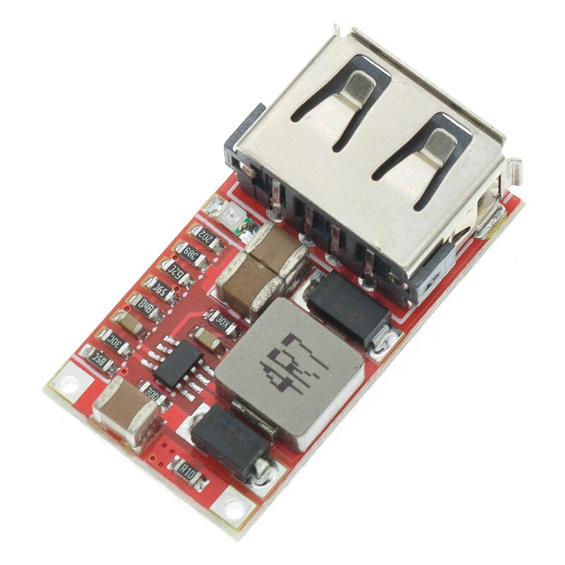 Mô Đun Hạ Áp 6-24V 24V 12V Sang 5V USB DC-DC Hiệu Quả 97.5% Dành Cho Xe Hơi