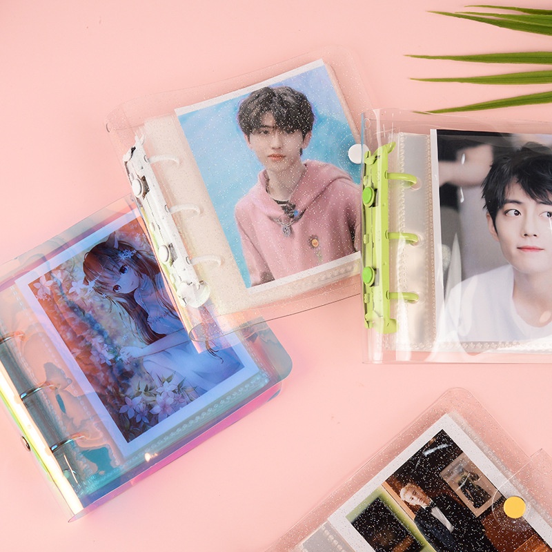 Album Ảnh Mini 4 Inch Cùng Với 20 Giá Đỡ Ảnh Lomo và Hộp Đựng