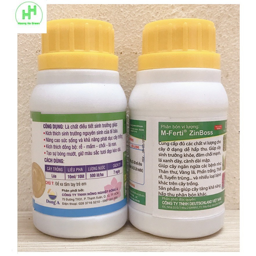 Combo Thuốc Điều Hòa Sinh Trưởng LITOSEN 100ml + NANO Chitosan Áo Giáp Sinh Học 100ml