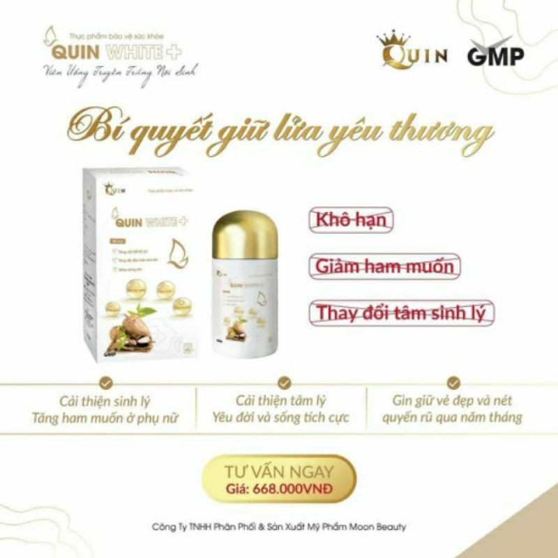 Viên uống Quin White+