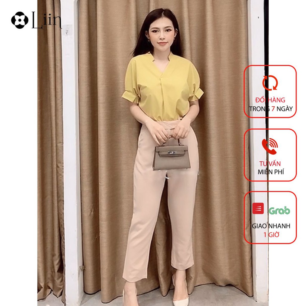Quần baggy nữ 3 màu Liin clothing đủ màu, đủ size quần nữ công sở basic thanh lịch, trẻ trung Q3075