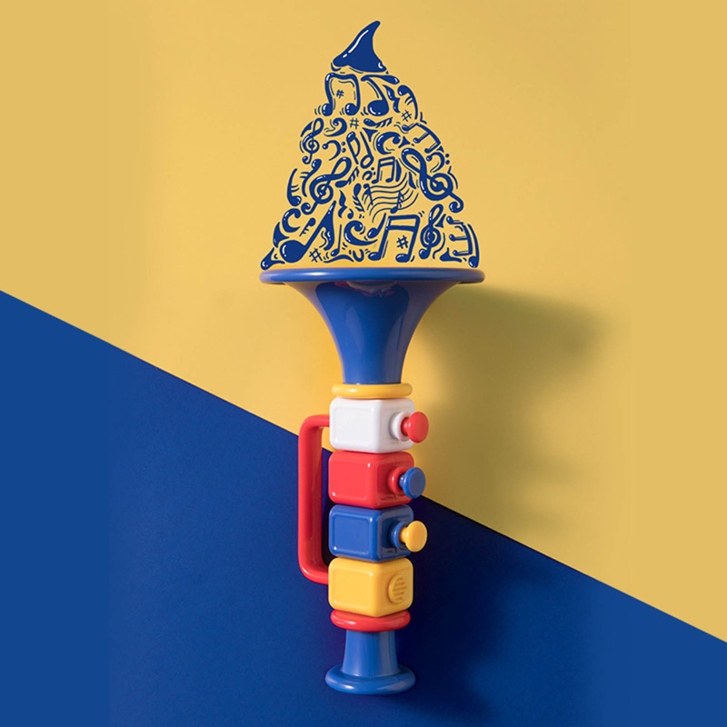 Còi Đồ Chơi Nhiều Màu Sắc Vui Nhộn Cho Bé