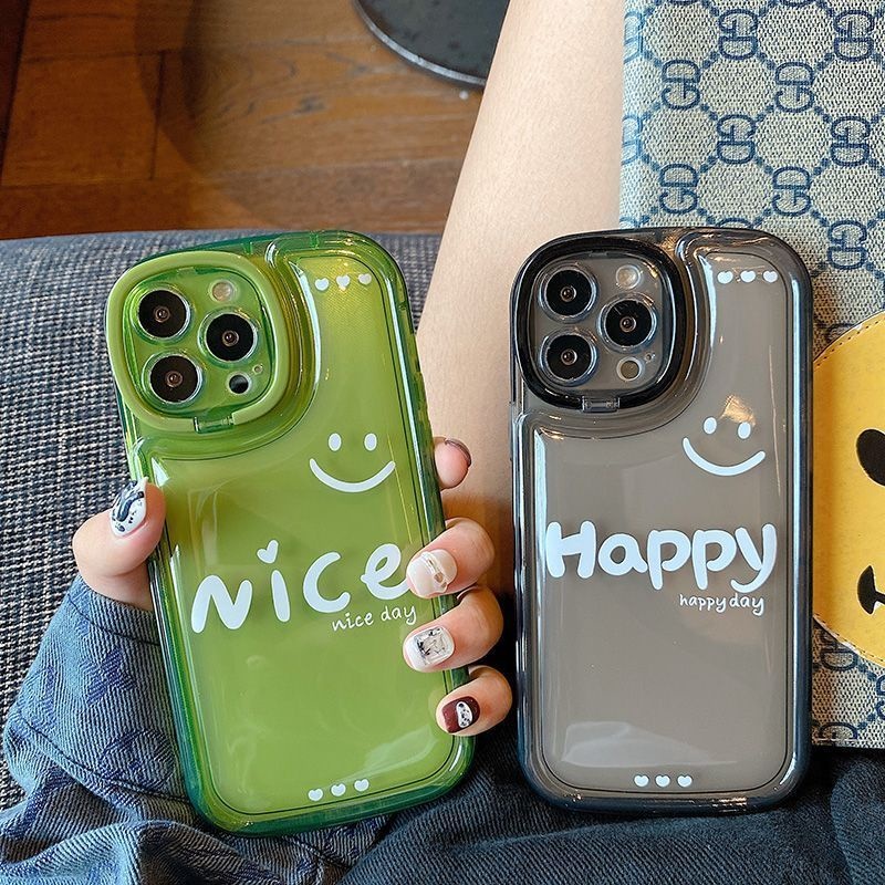 Ốp Điện Thoại Túi Khí In Chữ Cá Tính Cho iPhone 12 13 14 11 Pro Max X Xs Max Xr rfhb2