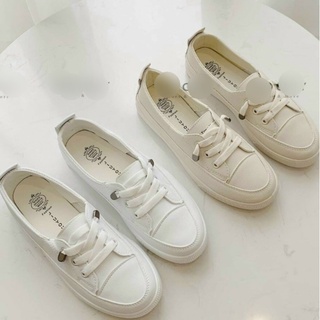 xả hàng_ Giầy thể thao nữ/ slip on nữ dây rút hè lót có chữ