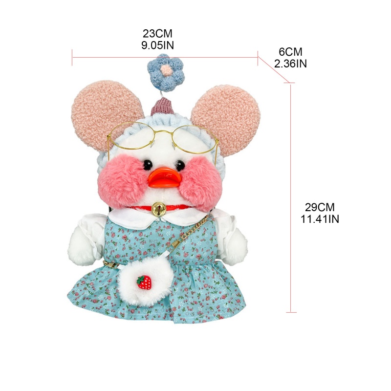 Túi Đeo Chéo Hình Chú Vịt Hoạt Hình Nhồi Bông Đáng Yêu