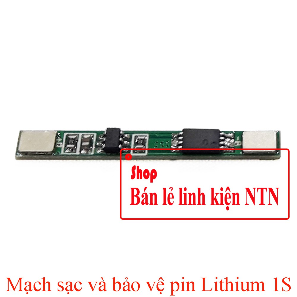 Mạch Sạc Và Bảo Vệ Pin Lithium 1S (3.7 V)