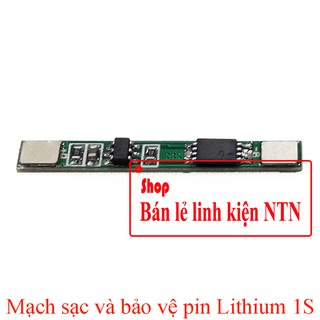 Mạch Sạc Và Bảo Vệ Pin Lithium 1S (3.7 V)