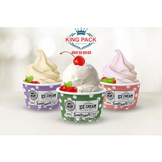 Ly kem - Cốc Cừu 250ml (Set 100 ly + nắp)