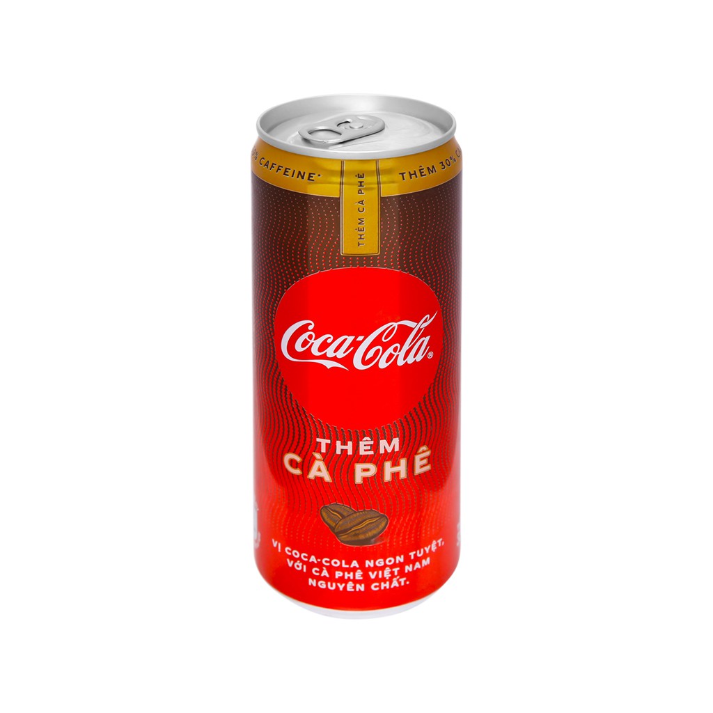 5 lon Nước ngọt Coca Cola thêm cà phê 330ml