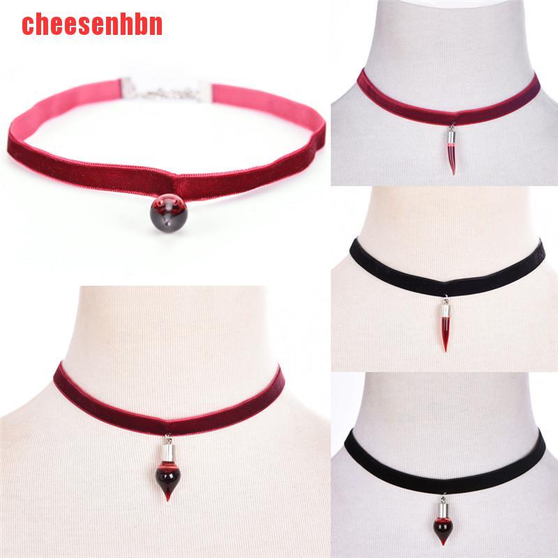 [cheesenhbn]New Choker Blood Bottle Necklace Plasma True Love Bottle Hot 1pcs Gothic Vampire