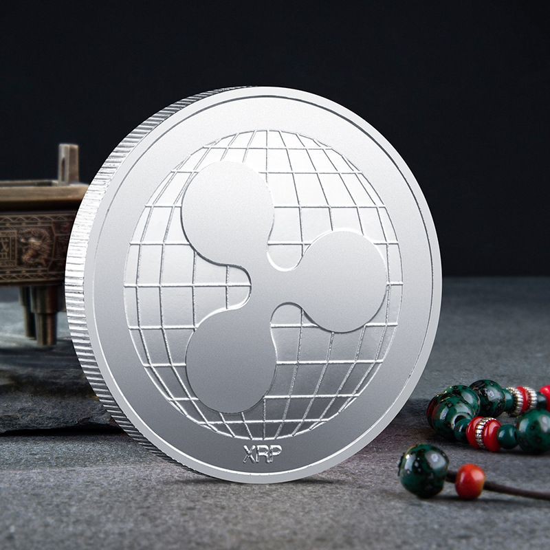 Đồng xu Ripple XRP lưu niệm cao cấp nhất, dày 3mm, đường kính 40mm