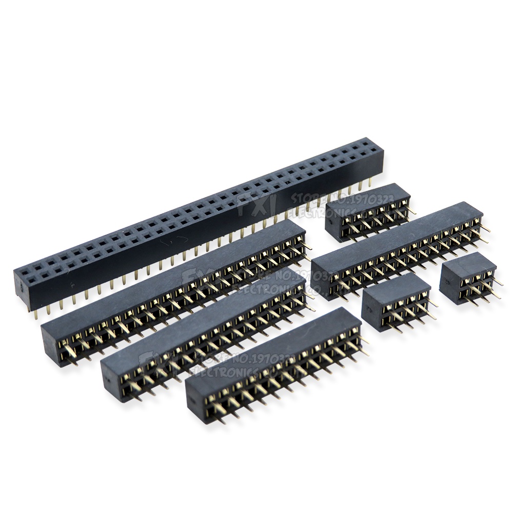 Set 5 / 10 Đầu Nối Dây Điện Hai Hàng 1X 2X / 2 / 3 / 4 / 5 / 6 / 8 / 10 / 40 PIN 2.0MM 2MM 3p / 4p / 6p / 8p / 20p / 40p