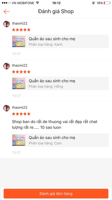 Quần áo sau sinh cho mẹ