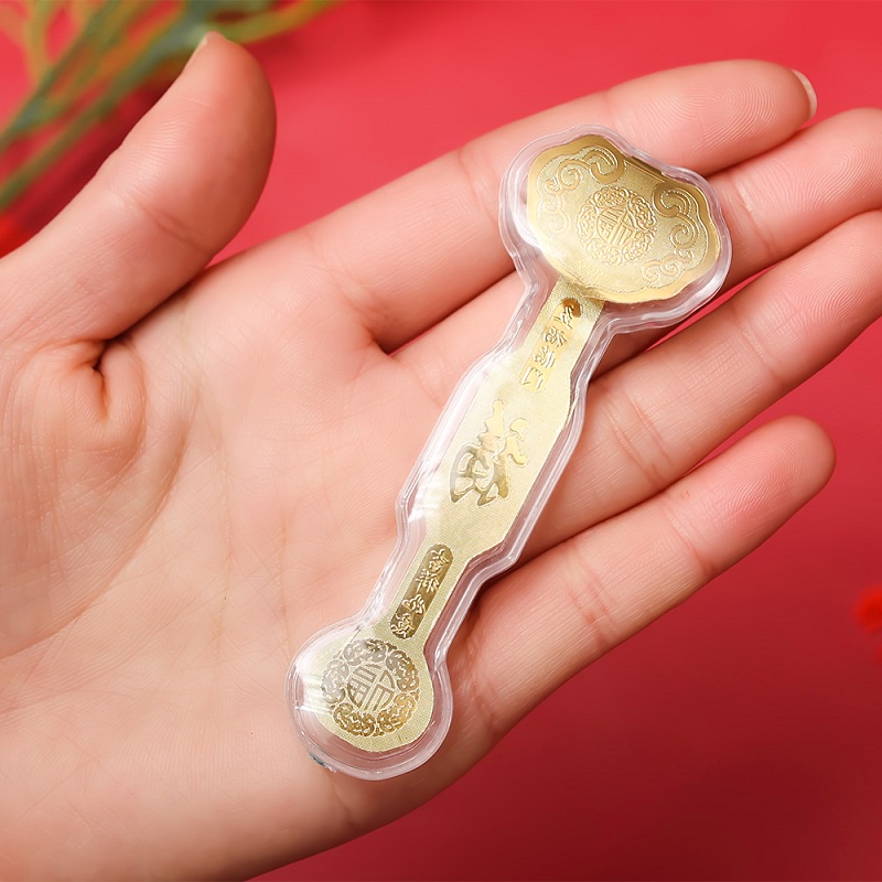 Phụ kiện trang trí giáng sinh năm mới màu vàng tiện dụng