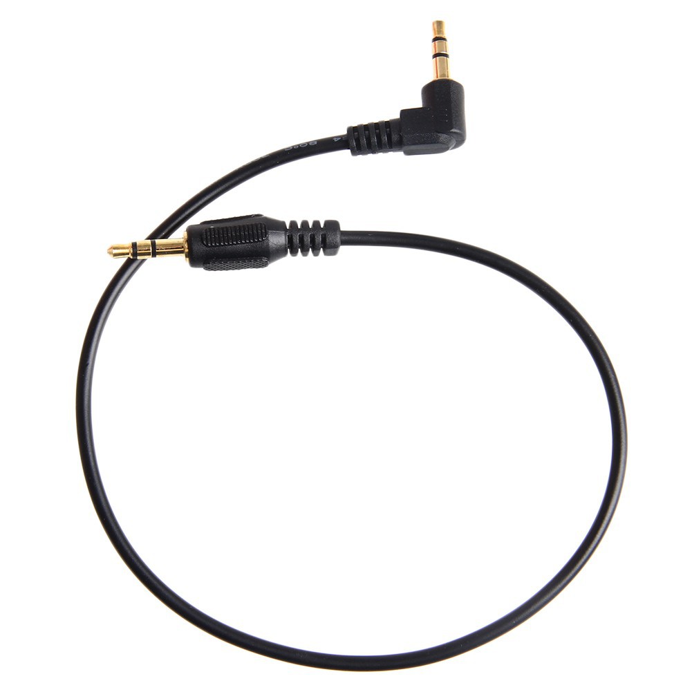 Cáp âm thanh ngắn 30CM đầu cong 90 độ 3.5mm sang đầu 3.5mm AUX