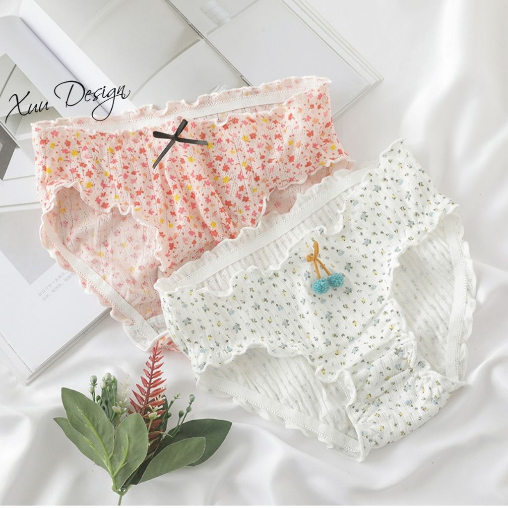 Quần lót nữ Cotton mềm mịn cao cấp họa tiết siêu dễ thương - Xuu design QC24 | BigBuy360 - bigbuy360.vn