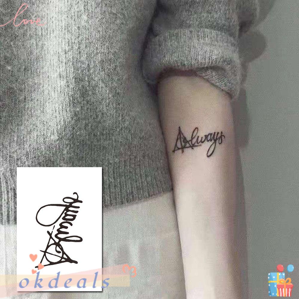 Hình Xăm Dán Tạm Thời Hình Mặt Trăng Cá Tính