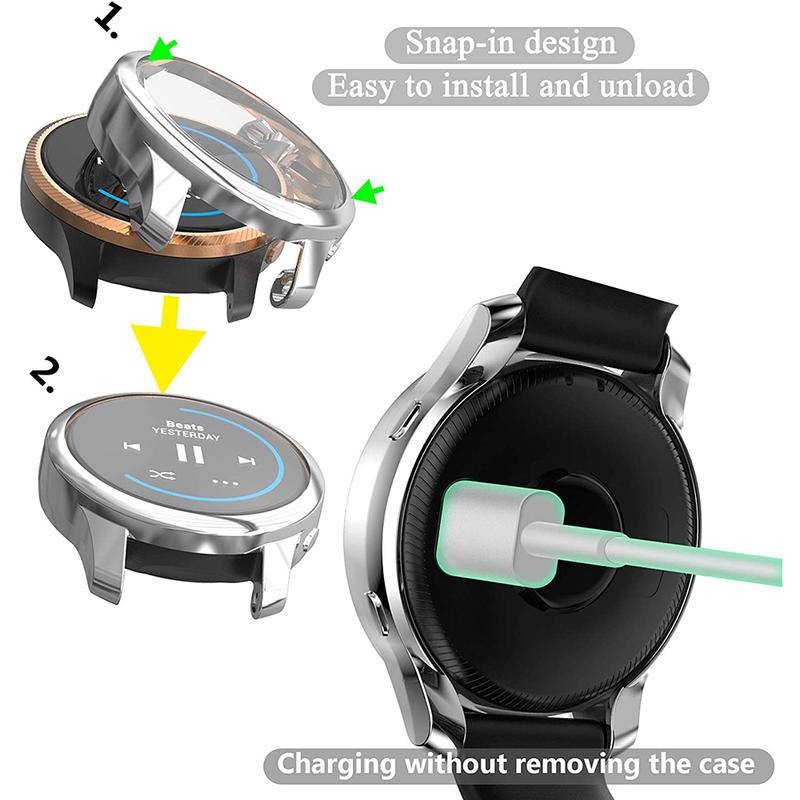 Ốp bảo vệ màn hình đồng hồ thông minh Garmin Venu bằng TPU mạ mềm chống trầy xước