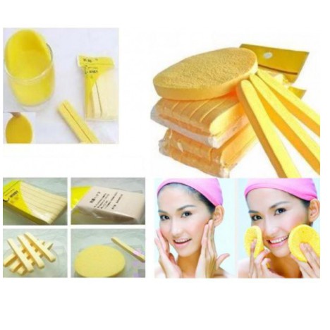 Bông rửa mặt bọt biển nở gói 12 miếng Chivey siêu tiết kiệm Princess Beauty