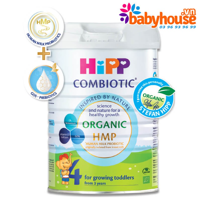 COMBO Sữa HiPP Combiotic SỐ 3 800G | MẪU MỚI | TÁCH TEM NẮP