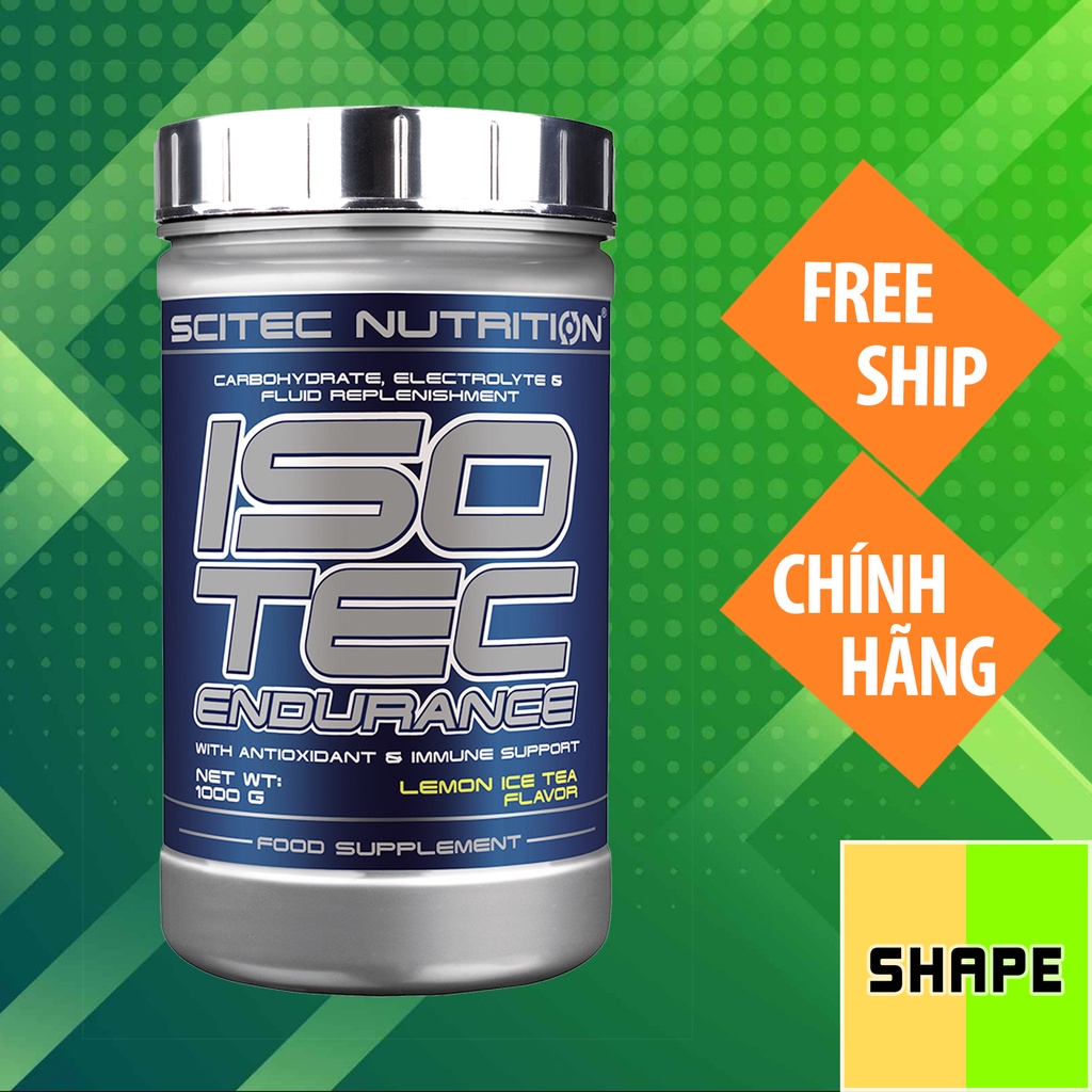 Scitec Isotec Endurance  + Quà tặng 0 đồng -  Cung cấp năng lượng nhanh - Chính Hãng The Shape